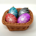 Starburst Rosettes - Handcrafted Pysanky Treasures, A Limited Edition Egg Collection